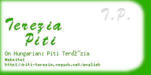 terezia piti business card